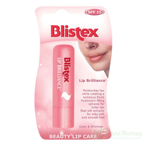 Blistex Lip Brilliance Балсам за устни Color & Protect 3.7г.