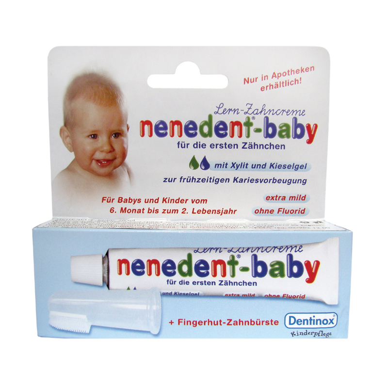Nenedent Baby Комплект Паста за зъби 20 мл. / Четка-напръстник