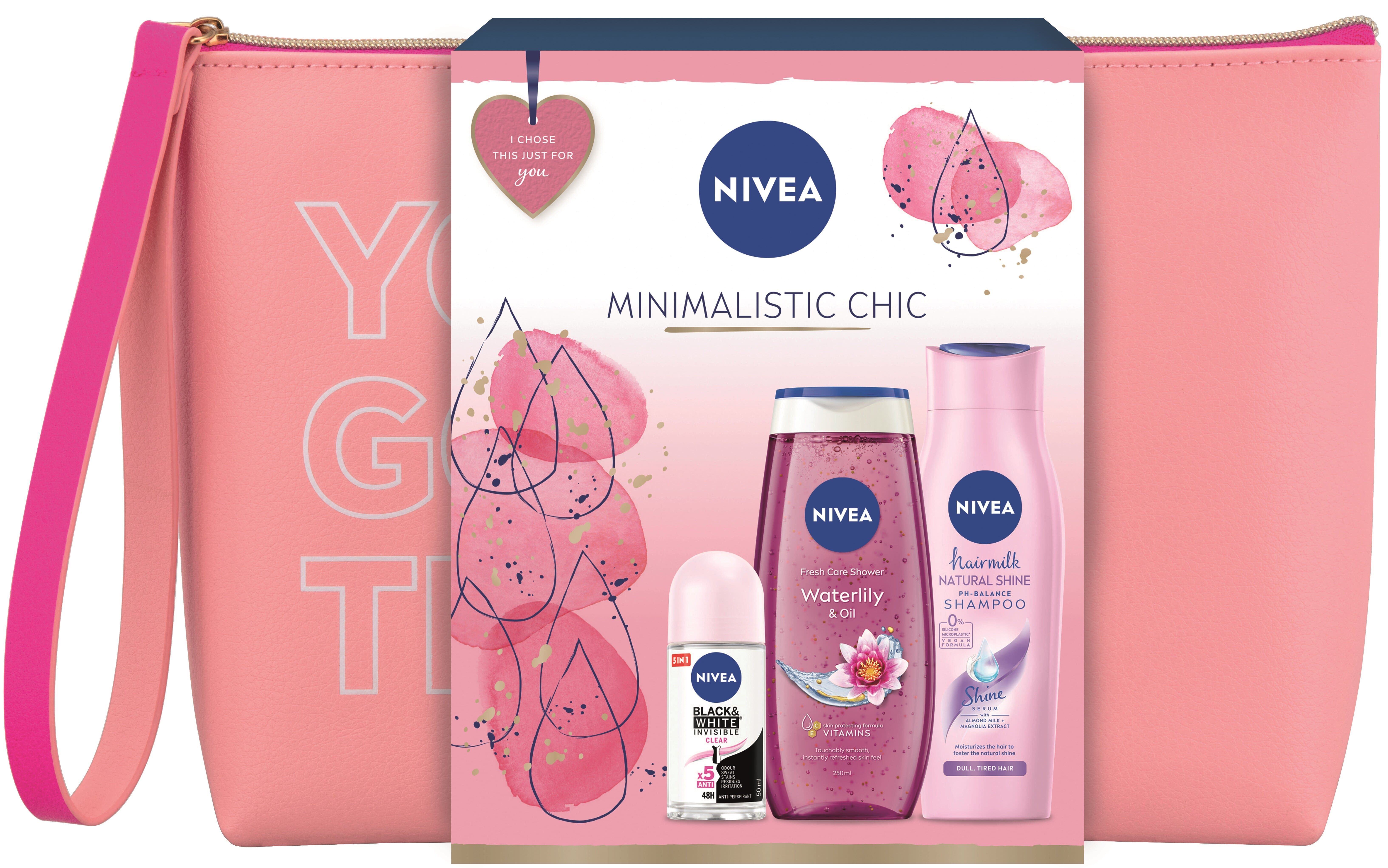 Nivea Minimalistic Chic Подаръчен комплект за коса и тяло